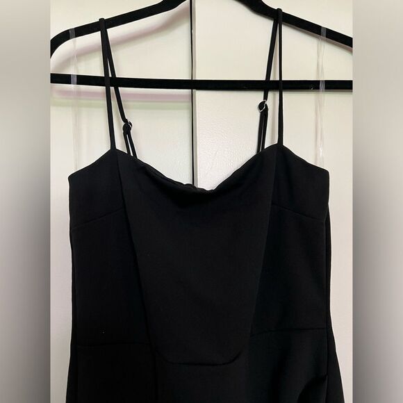 Blue Blush Size Large Black Asymmetrical Cocktail Dress NWOT - Picture 3 of 7